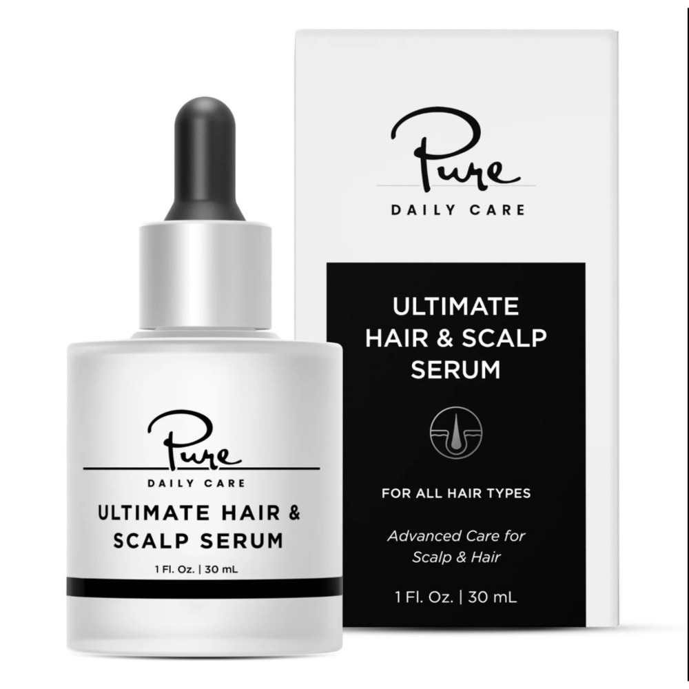 Pure Daily Care Ultimate Hair & Scalp Serum 1 Fl Oz 30mL Advanced Care All Hair